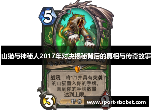 山猫与神秘人2017年对决揭秘背后的真相与传奇故事
